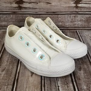 CONVERSE Chuck Taylor All Star Women's 6 Big Eyelets Lo Sneaker Shoe NO LACES